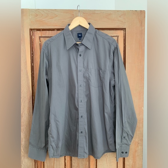 bundle of 2 Men's button down's | Gap & Nordstrom | sz L | NWT - Picture 2 of 13